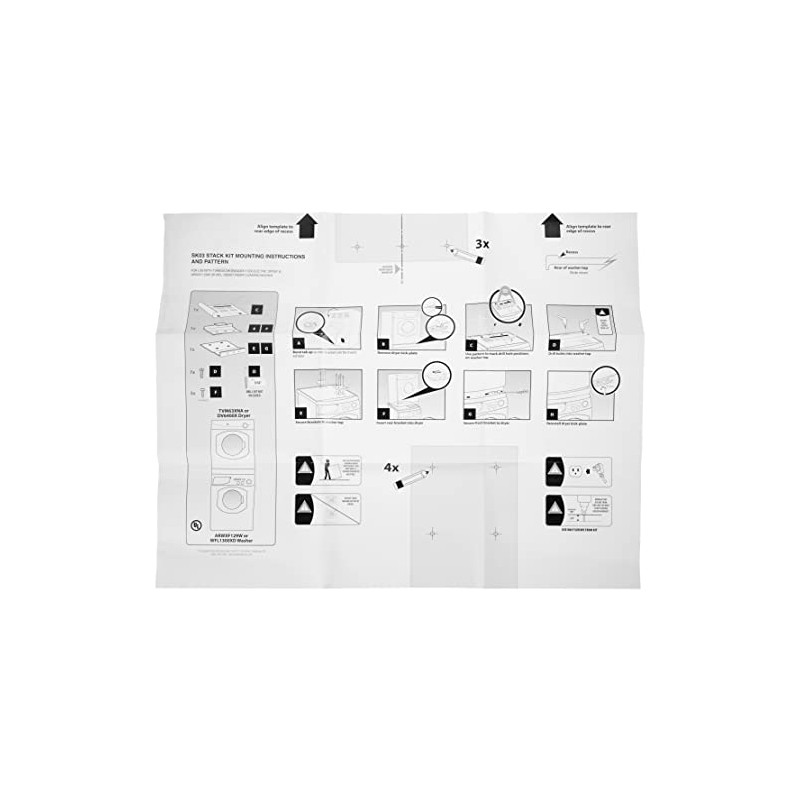 Splendide SK03 Stackable Kit for Front Load Stackable RV Dryer