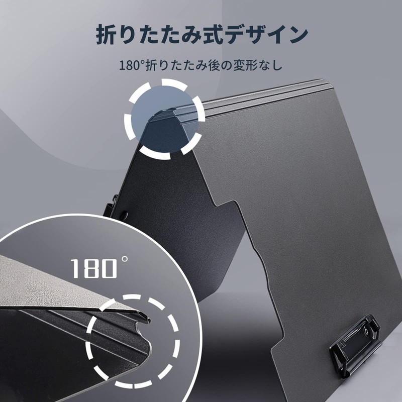 ALLMIRA Binder A4 Bi-Fold Clipboard Bi-Fold Clip File Double-Sided Double