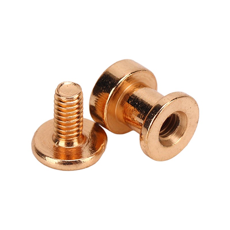 300 Sets DIY Book Binding Screw Double Layer Flat Head