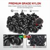 AQJ 100 Pcs Set Plastic Rivet Car Fender Bumper Push
