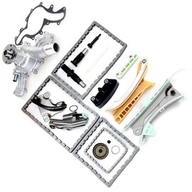 GDSMOTU Engine Timing Chain Parts Kit W/Water Pump Fits for Ford Ranger 4.0L 2001-2008 for Ford Explorer 4.0L 1997-2010 for Ford Mustang 4.0L 2006-2010 Replace TK428