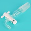 FunChem Vacuum Flow Control Adapter with PTFE Stopcock, 24/40 Joint