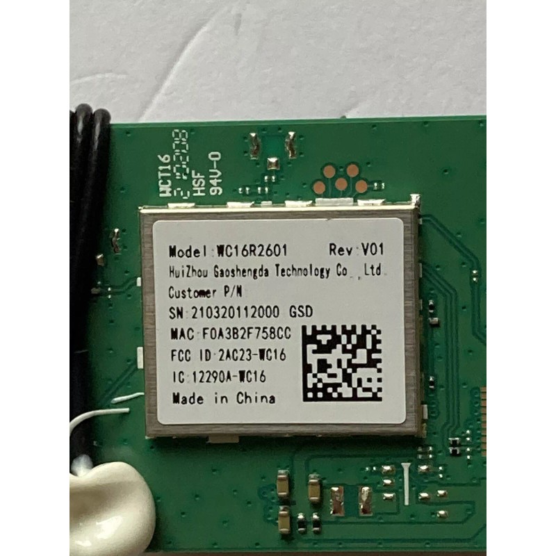 ONN 100012585 WIFI MODULE WC16R2601