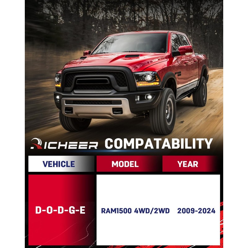 2 Inch Rear Leveling Lift Kit for 2009-2024 RAM 1500