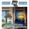Solar Chandelier Outdoor Waterproof, Gazebo Lights Solar Powered with Remote