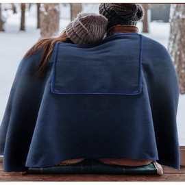 USB Electric Heat Pad, Heating Pad for Back, Neck, Shoulder, Warm Cape Scarf, 5 V, Flannel Heat Blanket, Cuddly Heating Blanket, Heat Pads, Washable Dysmenorrhea Heating Pad for Home, Office, Travel,