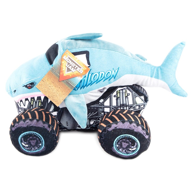 Jay Franco Monster Jam Plush Stuffed Megalodon Pillow Buddy -