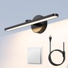 MantoLite LED Vanity Lighting Fixtures, 16inch Wall Mounted Plug in