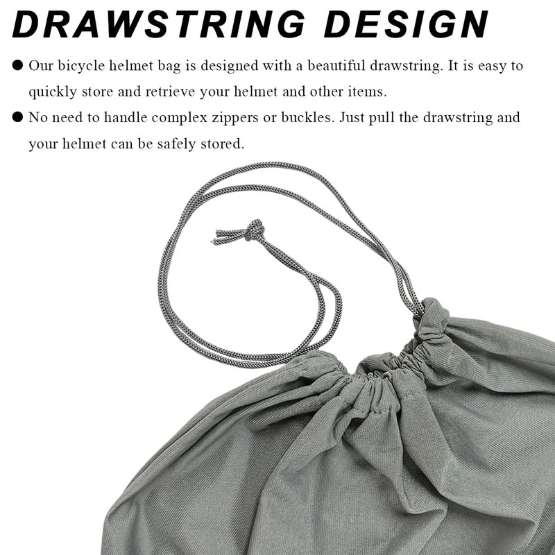 KVAEY Motorcycle Helmet Bag, Helmet Protection Drawstring Bag Made of
