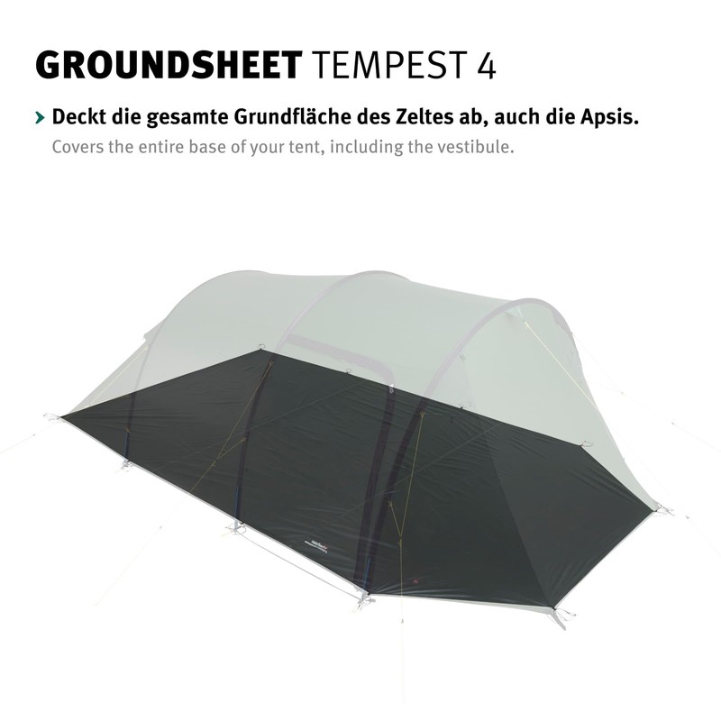Wechsel Groundsheet For Tempest 4 Additional Tent Ground Camping Tarpaulin