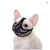 Toolzia Mesh Dog Muzzle - Adjustable Breathable for Short-Snout Breeds