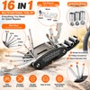 16-in-1 Bicycle Repair Tool Kit – Portable Stainless Steel Multitool
