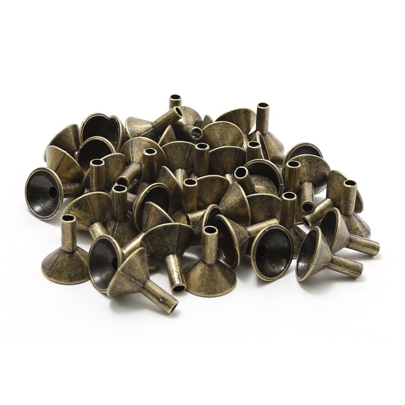 50PCS Metal Backflow Incense Sticks Holder Small Funnel Shape Incense