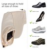 HAMBOLY 100% Cotton Shoe Bags 6 Pack Dust Cover Storage