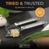 ORBLUE Garlic Press Stainless Steel - Premium Professional Grade Garlic
