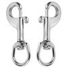2 Pcs Marine Grade Scuba Diving Clip,Heavy Duty Stainless Steel