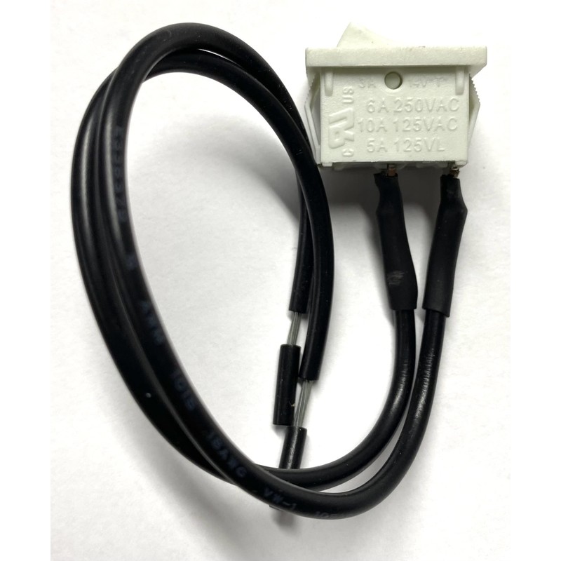 Zing Ear ZE-200 Mini Rocker Switch On-Off White 10A 125VAC