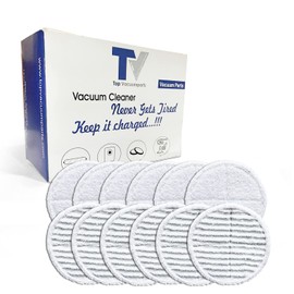 2039A Replacement for Bissell 2124 Spinwave Mop Pad Kit Compatible with 2307, 2315, 23157, 23158, 23159 Cordless Hard Floor Spin Mop (6 Scrubby Pads+ 6 Soft Pads) Compare to Part # 1611298 & 1611297