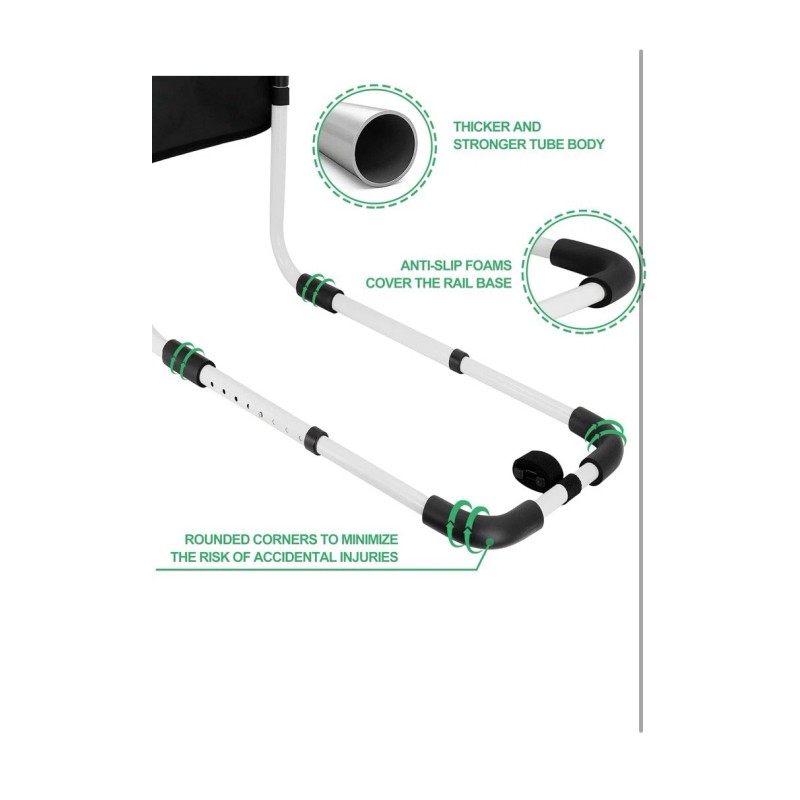 Reliancer Bed Safety Rail for Elderly Adult Motion Light &
