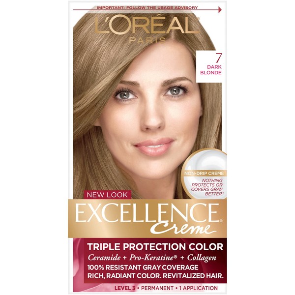 L'Oreal Excellence Triple Protection Color Creme, Level 3 Permanent, Dark