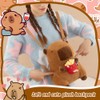 PyrrlicToy Capybara Plüsch Rucksack, Capybara Kinder Rucksack, Capybara Kuscheltier Plüschtier