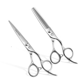 Fenice Totem CNC Hair Scissors, Smooth Mirror Blades, Professional Cutting with Long Lasting Sharpness (SET)