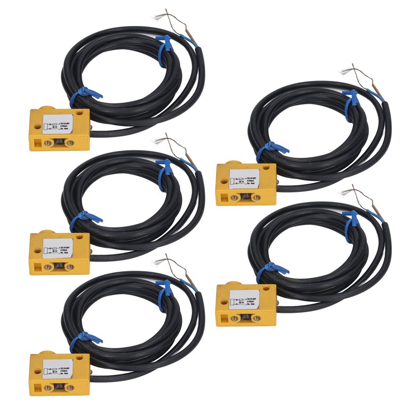 5PCS Inductive Proximity Switch 2 Lines Normally Open IP65 ABS