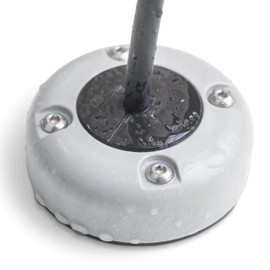 SEAVIEW | Round Cable Gland | Marine Grade Waterproof Cable Pass Through Cable Seal | CG30PG - Grey Plastic