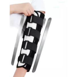 부목 부상 교정기 엘보 골절 고정대 팔걸이 직선 [업그레이드 2개 세트] Brace Elbow Fracture Stabilizer Arm Support Straight [Upgraded 2-Piece Set]