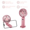 Jumyshe Portable Handheld Fan,Portable Fan Rechargeable,5000mAh ，Neck Fan 90 °