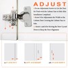 BESTEEL 4 Pack 1/2 inch Overlay Soft Close Cabinet Door
