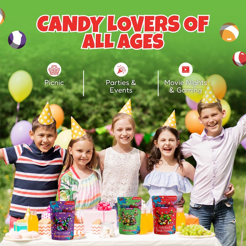 The Freeze Dried Candy Store Shell Shock Variety Pack 4