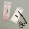 Eyebrow Razor & Scissor Two-Piece Set Set 3ea
