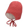 Sterntaler Girls GOTS Knitted Hat Tie Straps Hat, pink