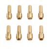 Luo ke 9 Pieces Brass Collet Brass Chuck Fits Dremel