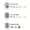 4 in 1 Rotary Cheese Grater Tabletop Drum Grater Manual