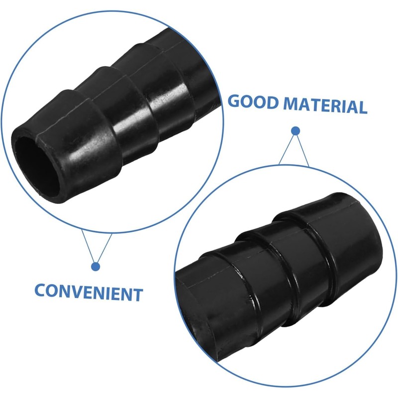 10Pcs Hose Barb Adapter Connectors 12mm Barb Fittings for Garden