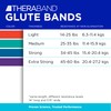 THERABAND Glute Band Loops, Fabric Exercise Bands for Home or