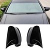 RAGBUSCLE 1 Pair ABS Wing Mirror Housing Covers, Left Right