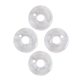 SINGER 2141 Class 66 Bobbins, Transparent, 4-Count,