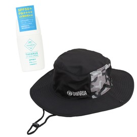 TAVARUA Surf Hat, Non Chemical Sunscreen, UV Care, 2-Piece Set, Waterproof, UV Sun Cream, 1.0 fl oz (30 ml), SPF50+, PA++++, UV Water Resistant, Coral Protection, Surfing, For Children, Men's,