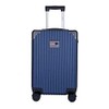 Denco 21-inch Two-Toned Hardside Carry-On Luggage Spinner, Navy