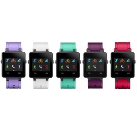 QGHXO Band for Garmin Vivoactive, Soft Silicone Replacement Watch Band for Garmin Vivoactive/Vivoactive Acetate (No Tracker, Replacement Bands Only) (5PCS Bands-Girl)