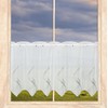 Modern Panel Curtain Samara with Ornamental Embroidery from Plauen Lace