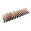 LDKJ Vachetta - Correa cruzada ajustable de cuero para mujer,
