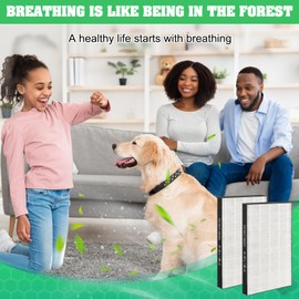 YJSDXBSF KC-860U Replacement Filter, Compatible with for Sharp Air Purifier FZ-C150HFU, 2 Pack