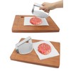 QWORK® Burger Press, Burger Smasher, 5.51" Round, 304 Stainless Steel,