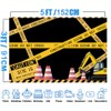Construction Site Theme Backdrop for Construction Themed Birthday Party MEETSIOY