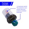 mankk Black 70-100 PSI Air Pressure Switch,1/4"NPT Thread 24V 12V
