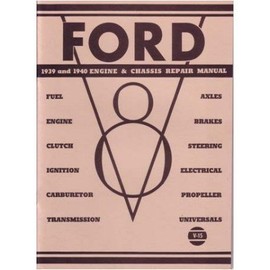 1939 1940 Ford Mercury Shop Service Repair Manual Book Engine Drivetrain Wiring
